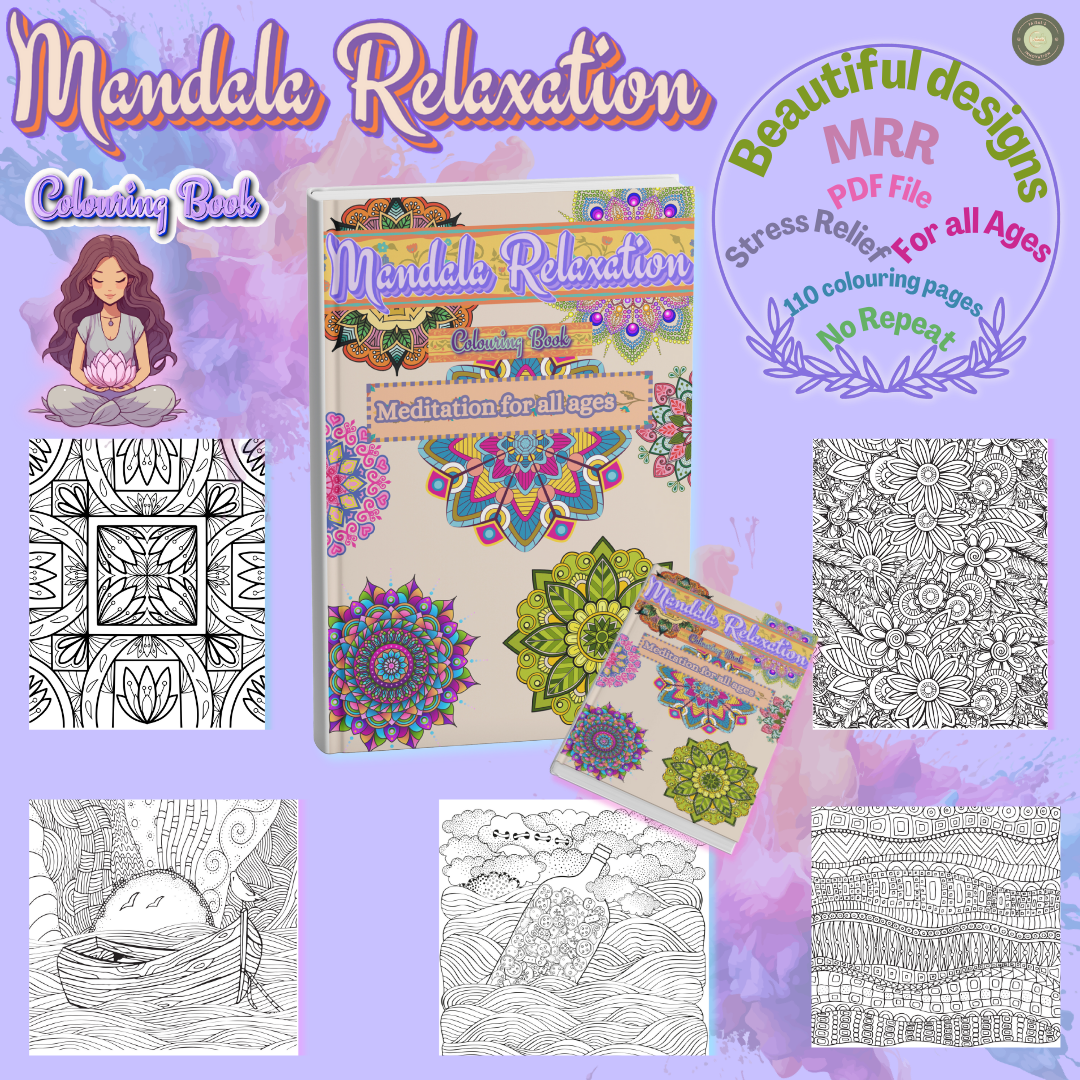 Mandala Relaxation (Meditation colouring Book)